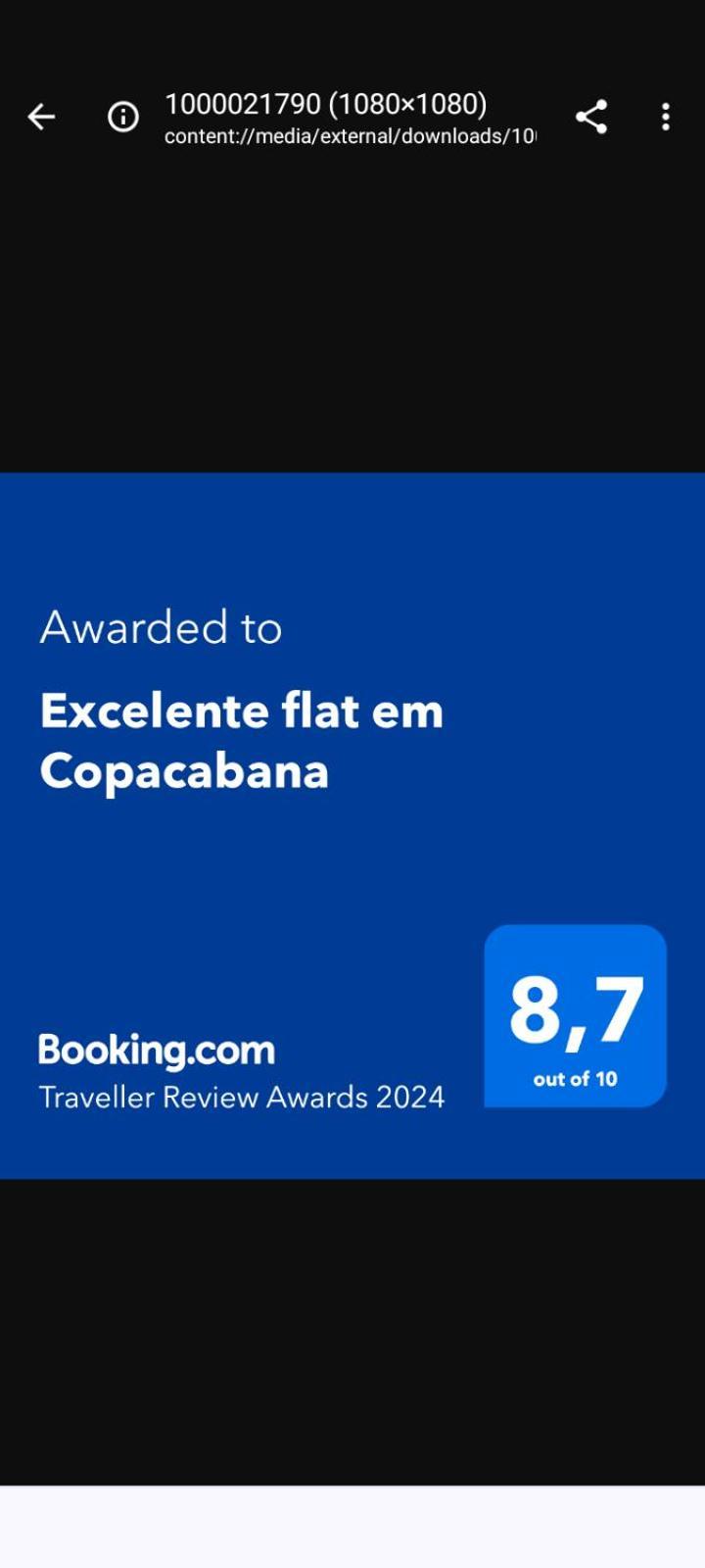 Excelente Flat Em Copacabana リオデジャネイロ エクステリア 写真
